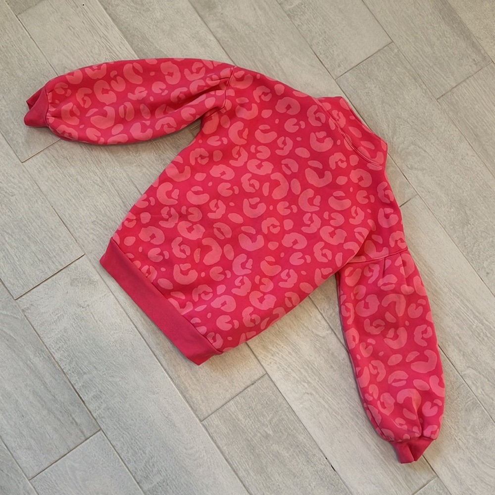 Girls DSG Leopard Print Sweater Pullover - M - Picture 5 of 7